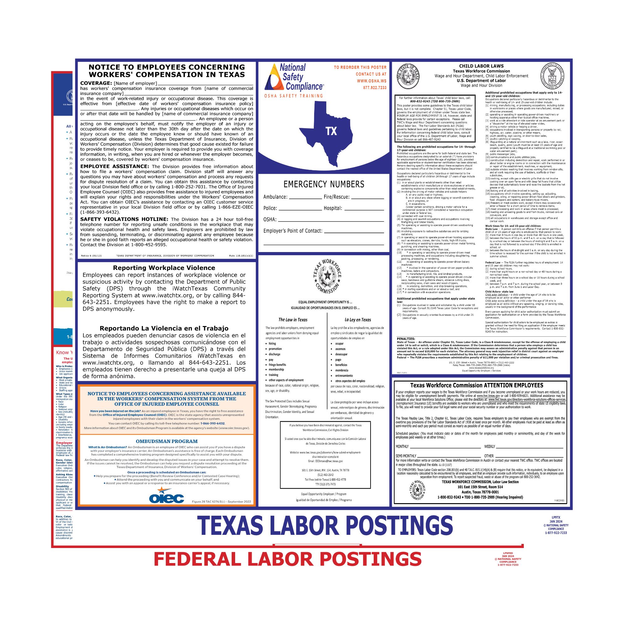 2025 Texas State & Federal Posters