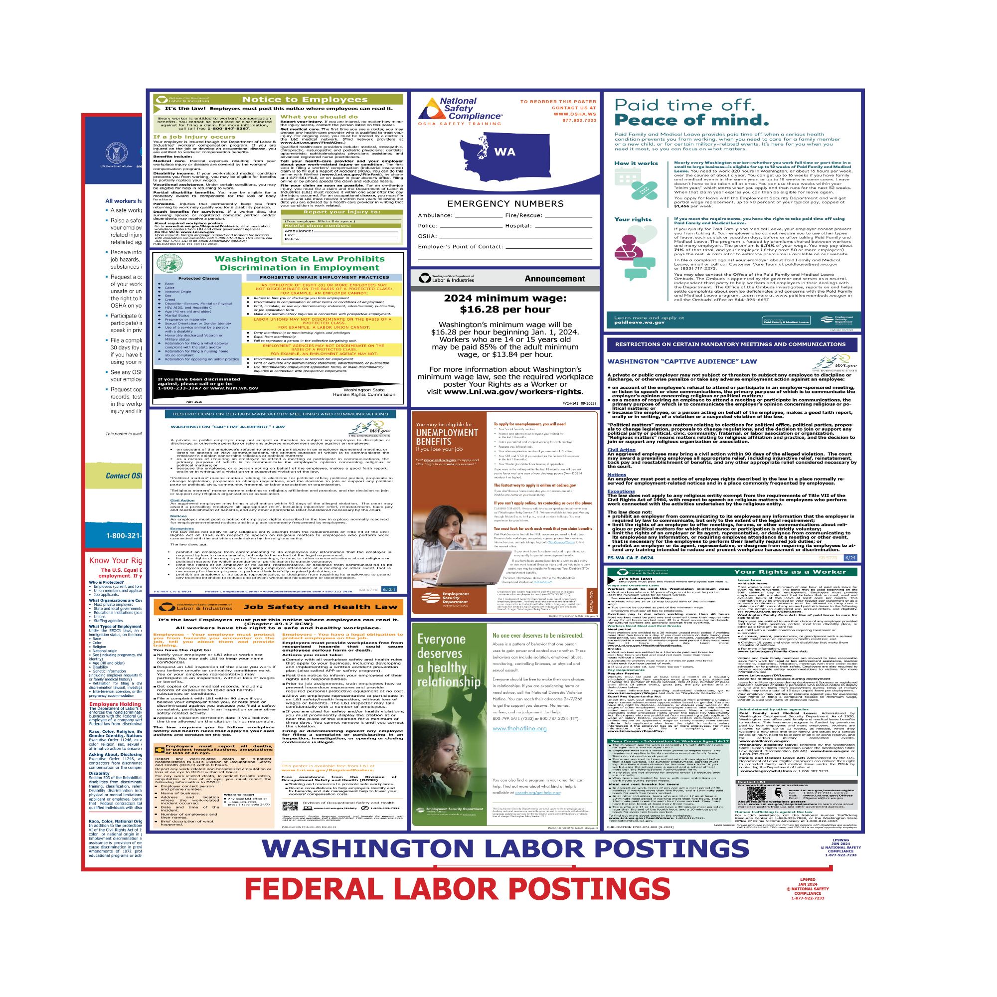 2025 Washington State & Federal Posters