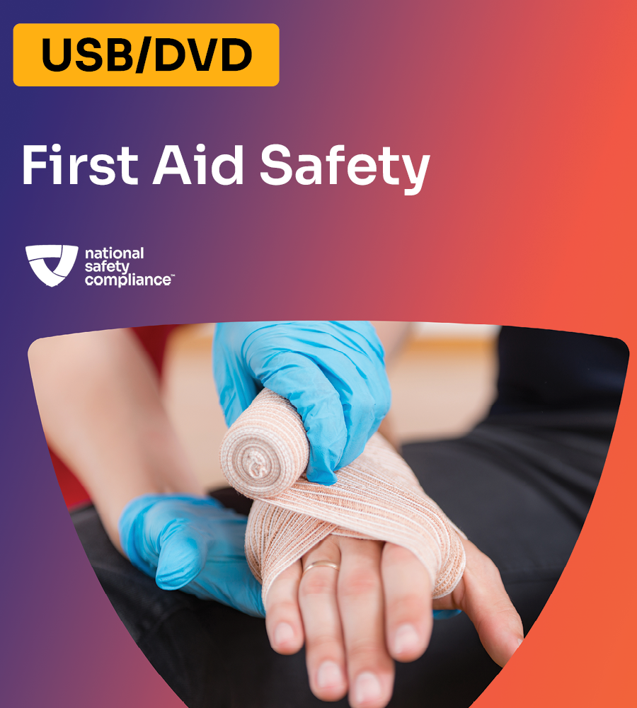 First Aid Safety Training Video Kit (USB/DVD)