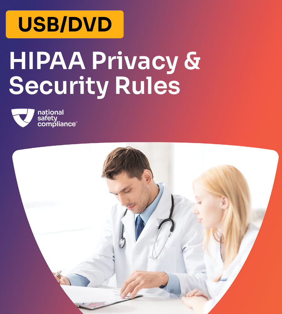 HIPAA Privacy and Security Rules Training Video Kit (USB/DVD)