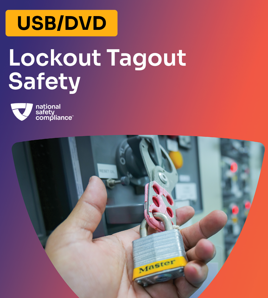 Lockout/Tagout-Control of Hazardous Energy Training Video Kit (USB/DVD)