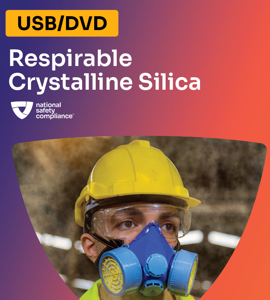 Respirable Crystalline Silica Safety Training Video Kit (USB/DVD)