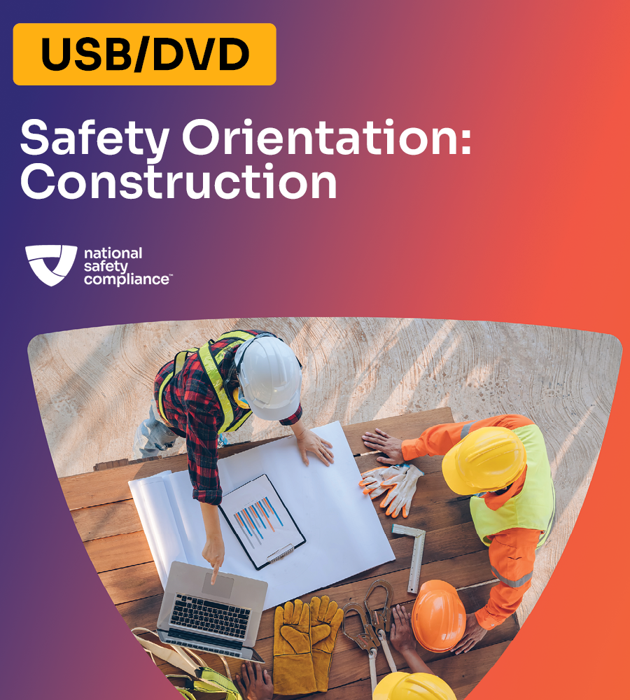 Safety Orientation - Construction Version Training Video Kit (USB/DVD)