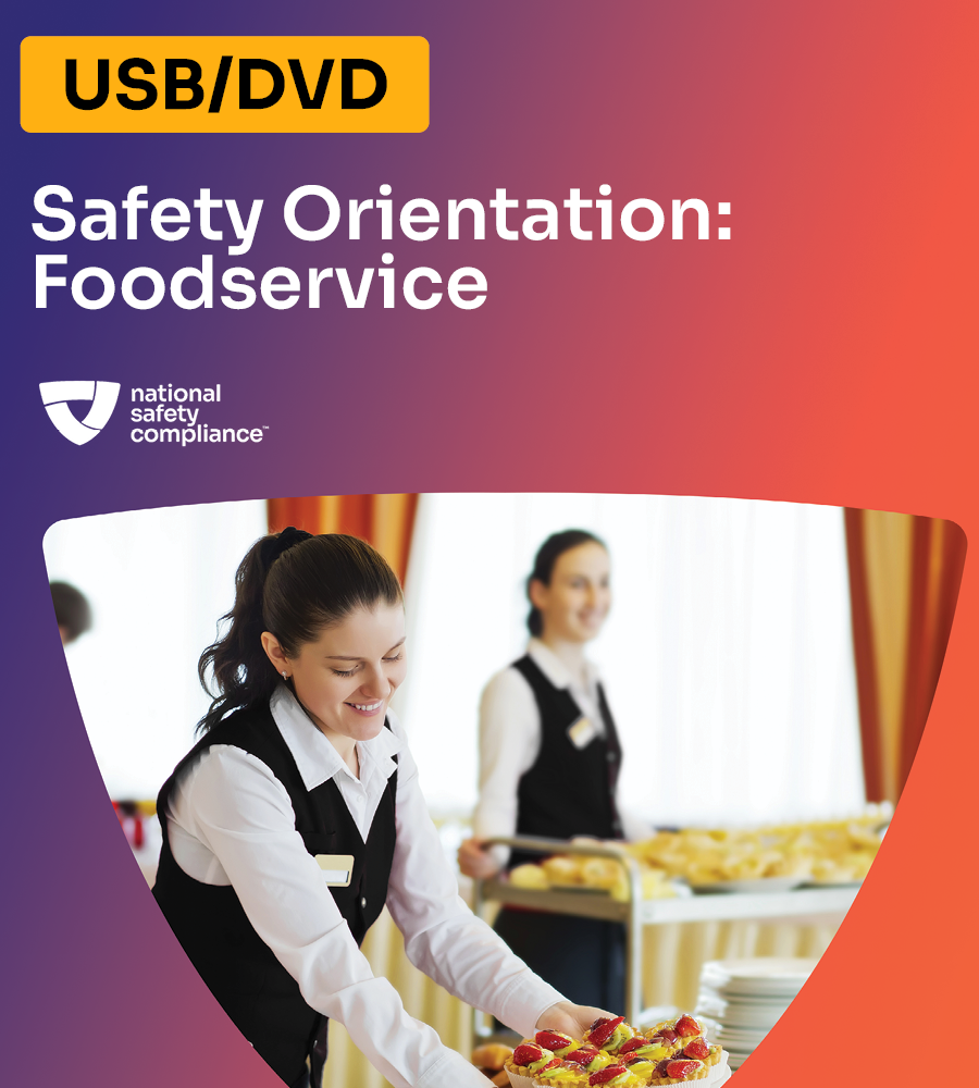 Safety Orientation - Foodservice Training Video Kit (USB/DVD)