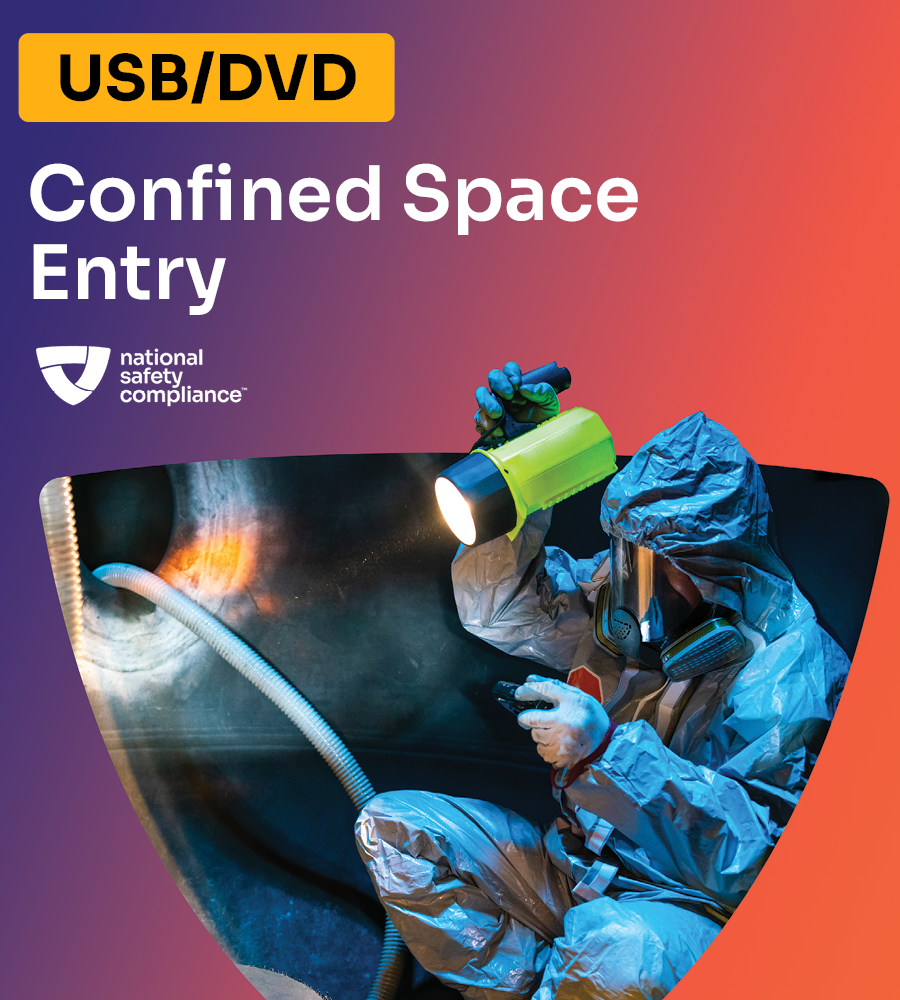 Confined Space Entry Training Video Kit (USB/DVD)