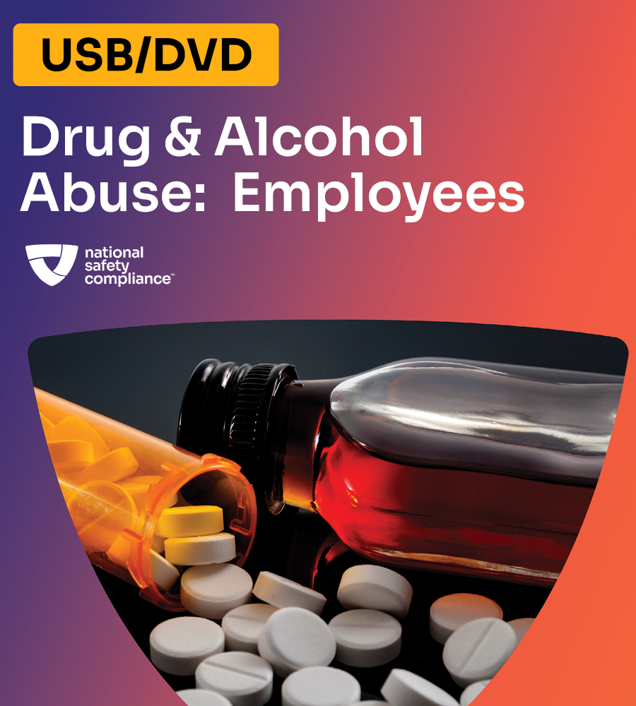 Drug &amp; Alcohol Abuse for Employees Training Video Kit (USB/DVD)