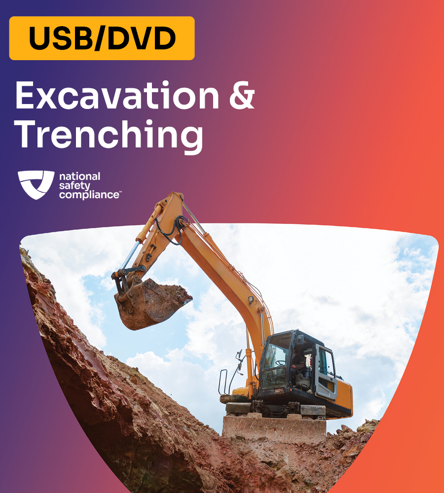 Excavation & Trenching Safety Training Video Kit (USB/DVD)