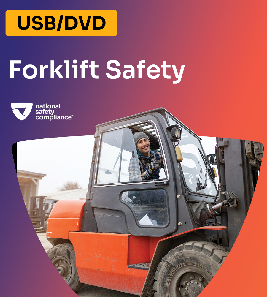 Forklift Safety Training Video Kit (USB/DVD)