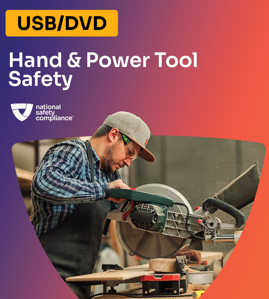 Hand &amp; Power Tool Safety Training Video Kit (USB/DVD)