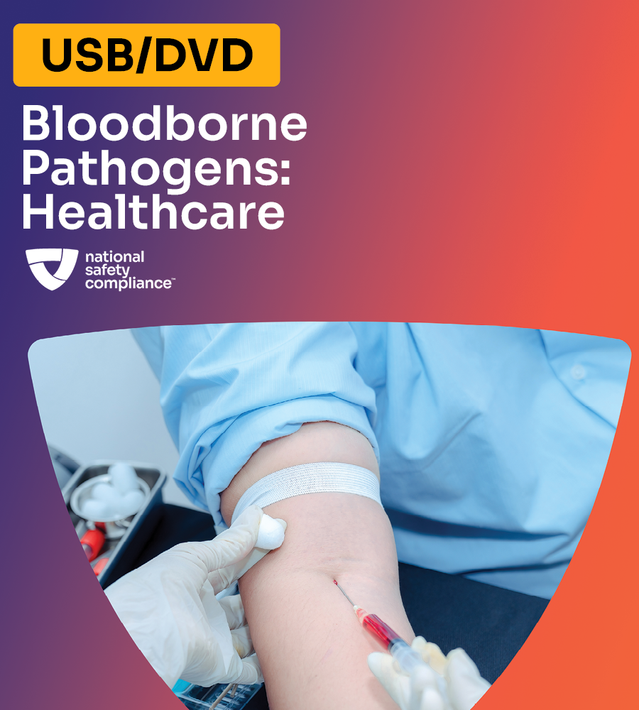 Bloodborne Pathogens for Healthcare Training Video Kit (USB/DVD)