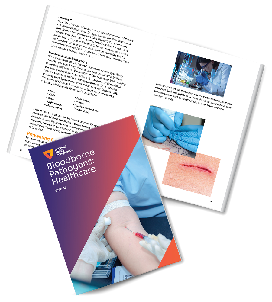 Bloodborne Pathogens for Healthcare Training Employee Training Booklets (pkg of 10)