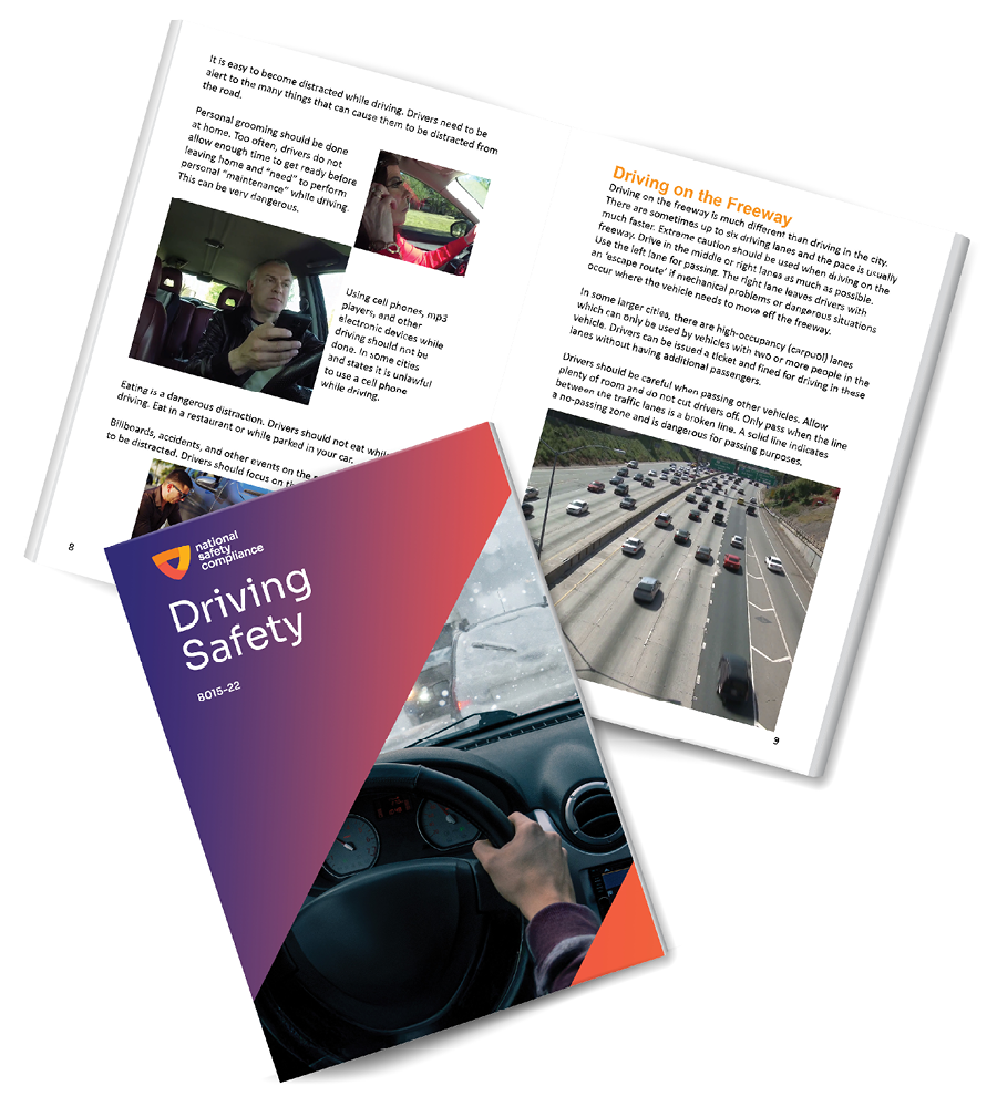 Driving Safety Training Employee Training Booklets (pkg of 10)