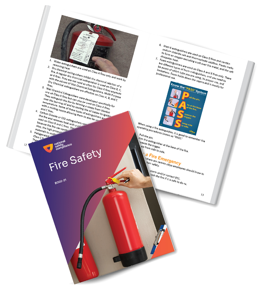 Fire Safety Training Employee Training Booklets (pkg of 10)