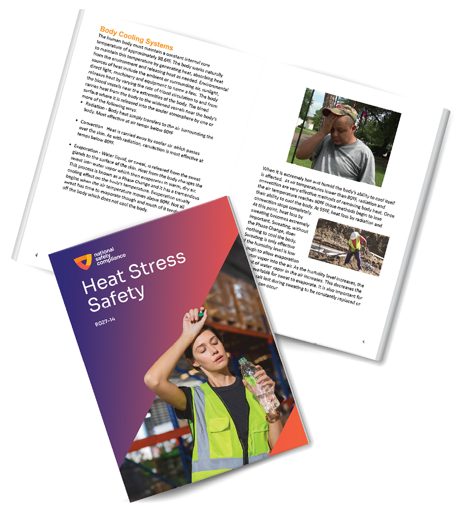 Heat Stress Safety Training Employee Training Booklets (pkg of 10)