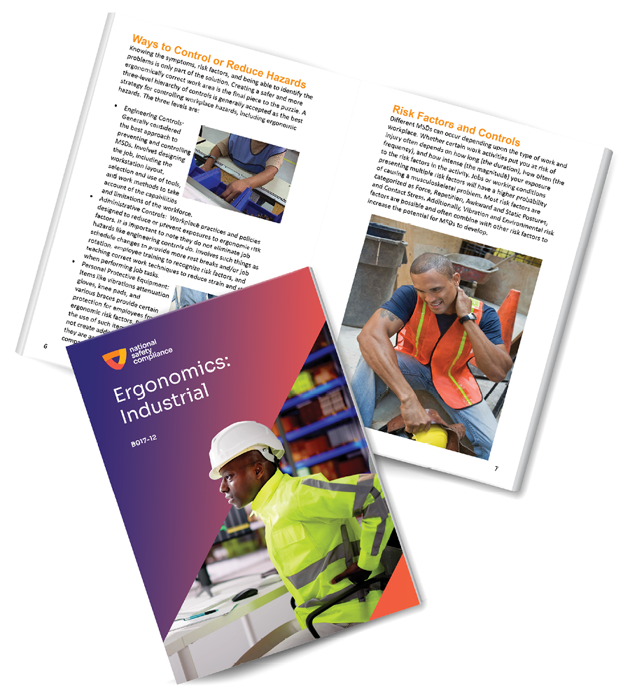 Ergonomics: Industrial Training Employee Training Booklets (pkg of 10)