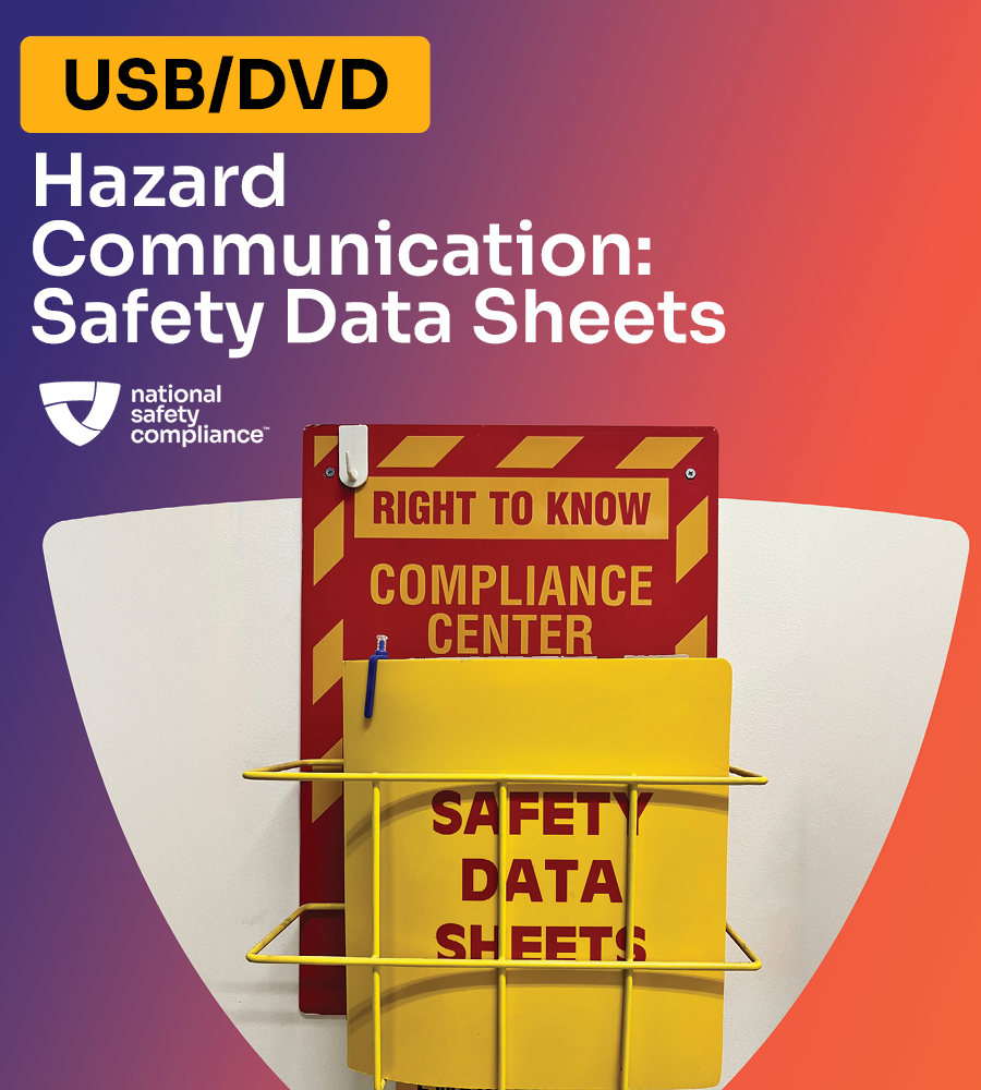 Hazard Communication: Safety Data Sheets Training Video Kit (USB/DVD)