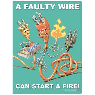 Faulty Wire Can Start A Fire