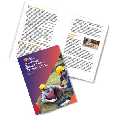 Confined Spaces for Construction Training Booklets (pkg of 10)