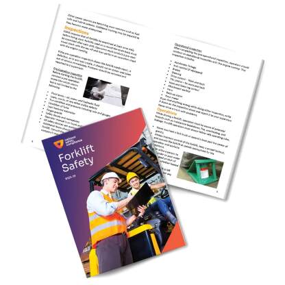 Forklift Safety Employee Training Booklets (pkg of 10)