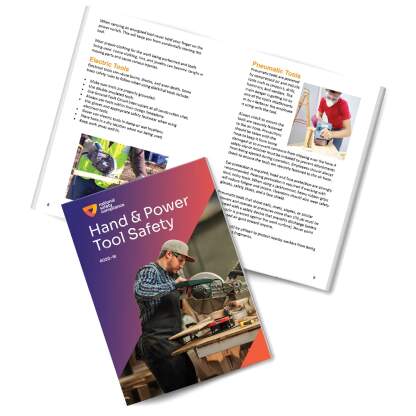 Hand & Power Tool Safety Training Booklets (pkg of 10)