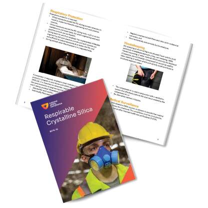 Respirable Crystalline Silica Safety Employee Training Booklets (pkg of 10)