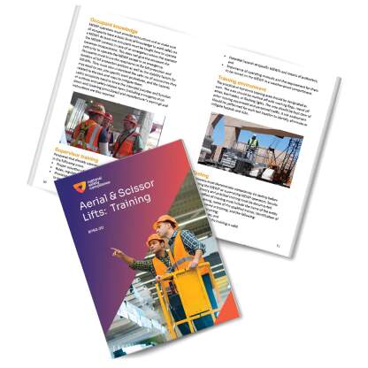Aerial & Scissor Lift: Training Requirements Training Booklets (pkg of 10)
