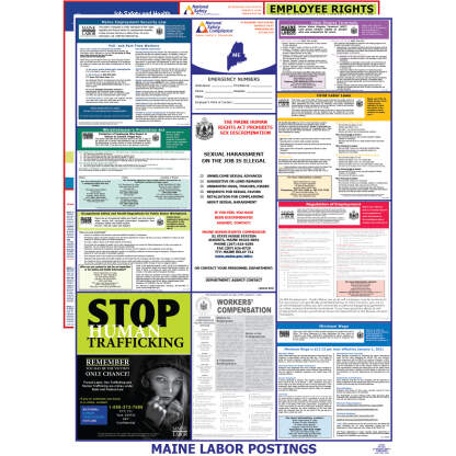 2024 Maine State Federal Labor Law Posters   FED ME 416x416 