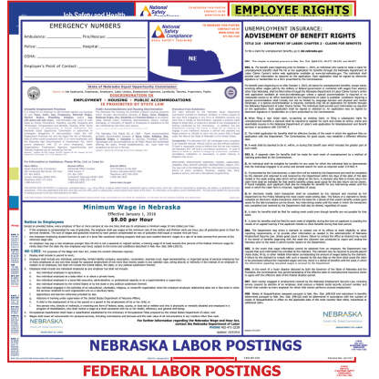 2024 Nebraska State Federal Labor Law Posters   FED NE 416x416 