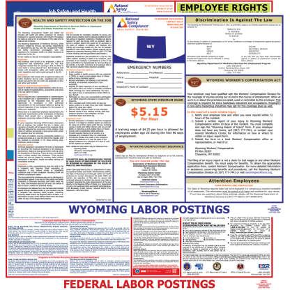 2024 Wyoming State Federal Labor Law Posters   FED WY 416x416 