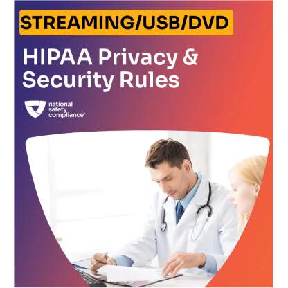 HIPAA Privacy and Security Rules Training Course Video Kit