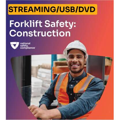 Forklift Safety: Construction Training Course Video Kit