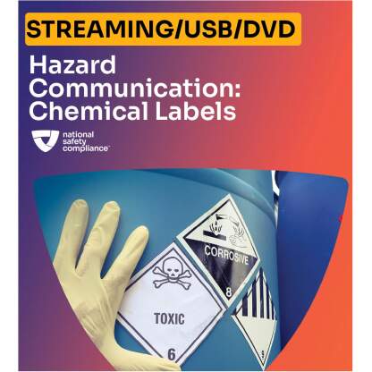 Hazard Communication: Chemical Labels Safety Training Course Video Kit