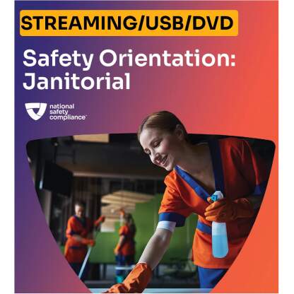 Safety Orientation - Janitorial Version Training Video Kit