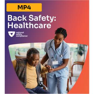 Back Safety: Healthcare Training MP4 (English & Spanish)