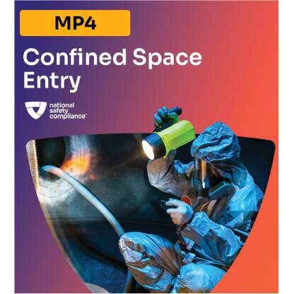 Confined Space Entry Training MP4 (English & Spanish)