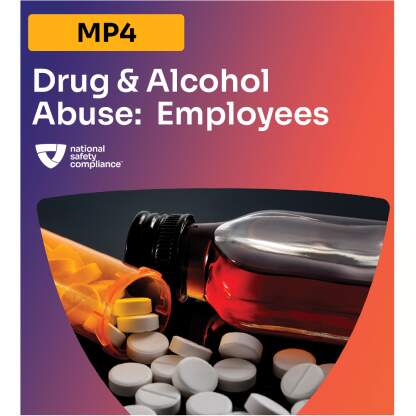 Drug & Alcohol Abuse for Employees Training MP4 (English & Spanish)