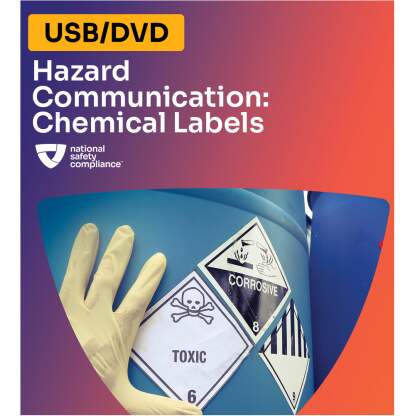 Hazcom Chemical Labels Safety Training Video Kit