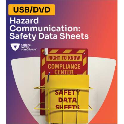 Hazcom Safety Data Sheets Training Video Kit