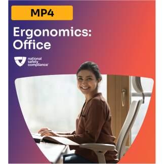 Ergonomics: Office Training MP4 (English & Spanish)