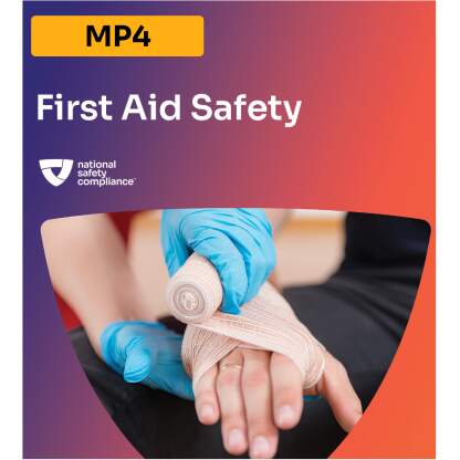 First Aid Safety Training MP4 (English & Spanish)
