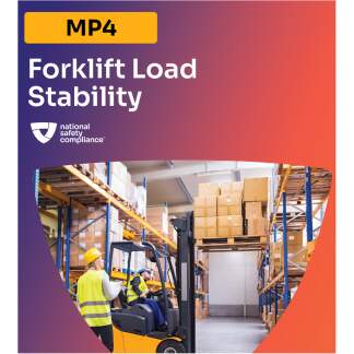 Forklift Load Stability Training MP4 (English & Spanish)