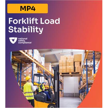 Forklift Load Stability Training MP4 (English & Spanish)