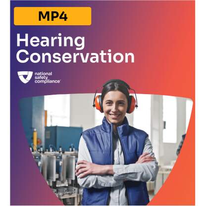 Hearing Conservation Training MP4 (English & Spanish)