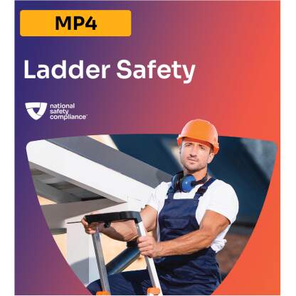 Ladder Safety Training MP4 (English & Spanish)