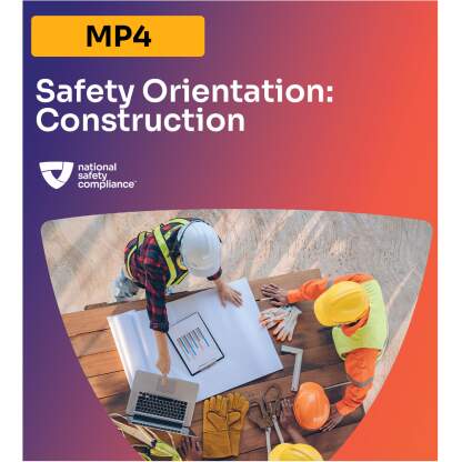 Safety Orientation: Construction Training MP4 (English & Spanish)