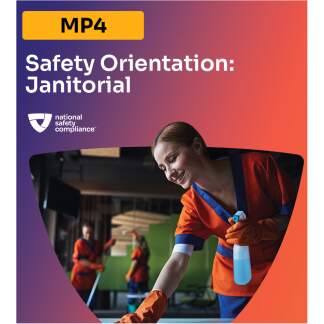 Safety Orientation - Janitorial Version Training MP4 (English & Spanish)